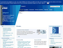 Tablet Screenshot of kpmgnet.fr